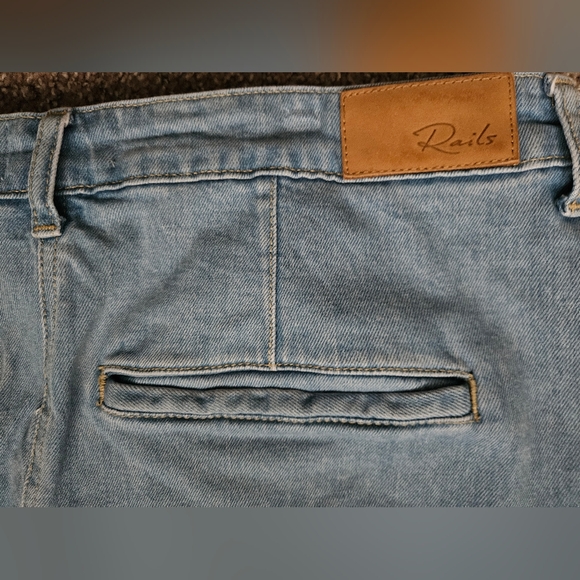 RAILS The Laurel Cargo Blue Wash Denim Mini Skirt | SZ 30 - Picture 7 of 12
